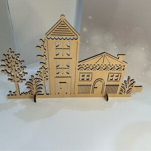 Crate & Barrel Wood Village